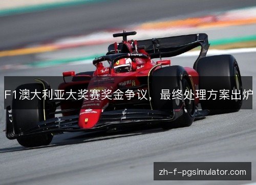 F1澳大利亚大奖赛奖金争议，最终处理方案出炉